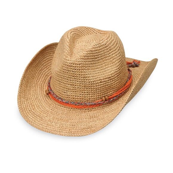 2294 Wallaroo Women’s Catalina Cowboy (natural) – Wide Brim Natural Fiber